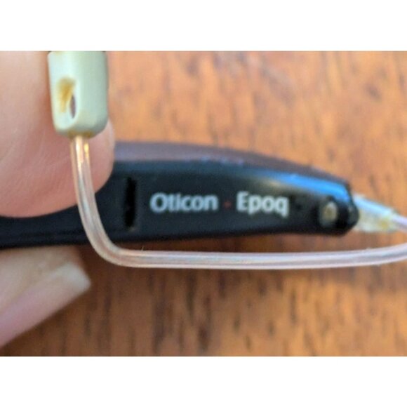 Oticon Epoq Hearing Aids Left & Right, BTE - Not Tested, As Is, Chestnut Brown - Picture 11 of 16